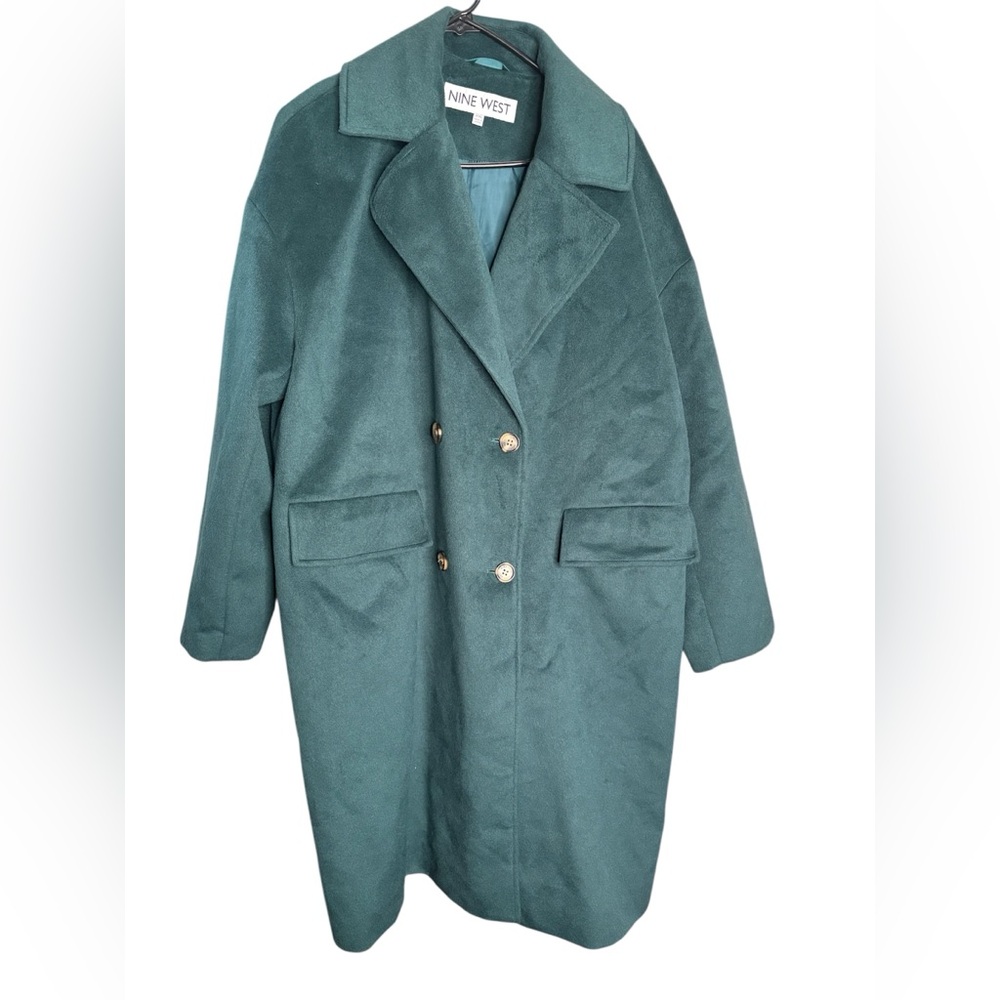 Nine West forest green coat size XXL